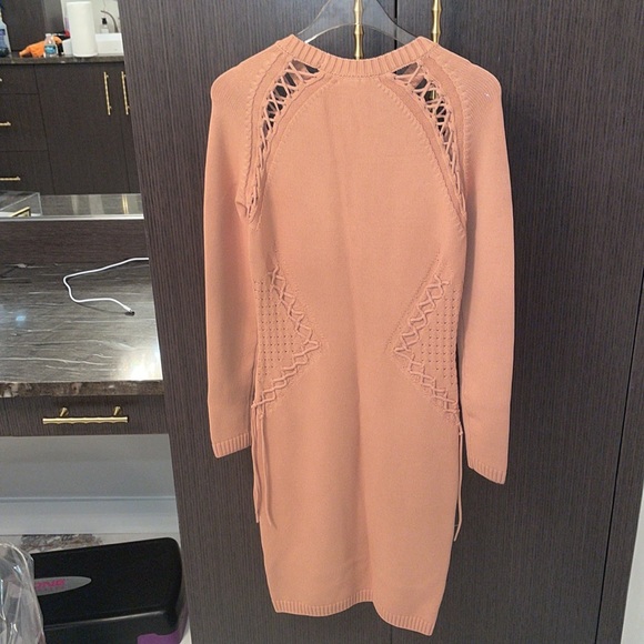 RoNNY KOBO Nude Brighton Lacing Coctail Dress - Picture 12 of 16